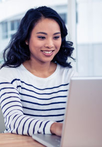 woman on laptop