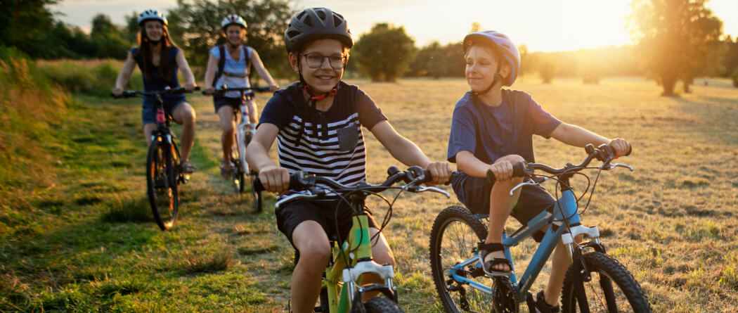 kids on a bike